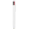 BIC® 4-Color™ Multicolor Ballpoint Pen, White Barrel — view 2