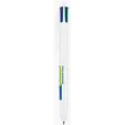 BIC® 4-Color™ Multicolor Ballpoint Pen, White Barrel — view 6