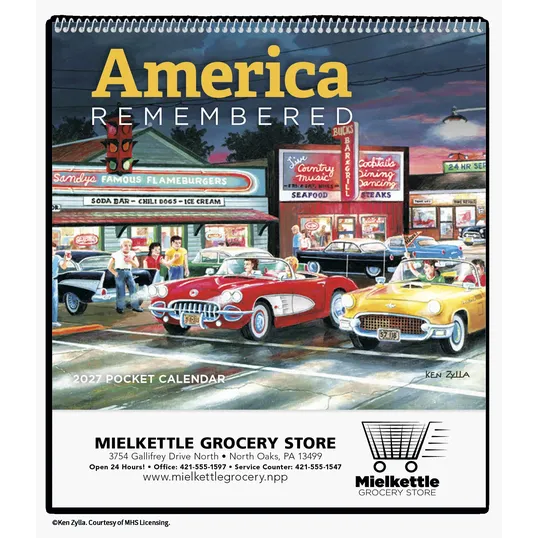 HotLine® Products America Remembered Pocket Calendar — view 3