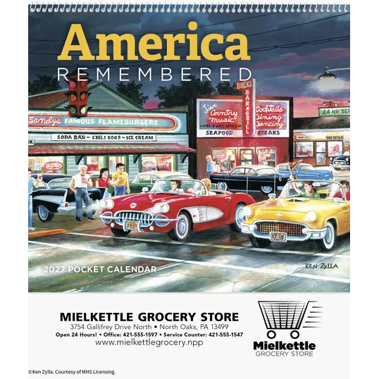 HotLine® Products America Remembered Pocket Calendar — view 6