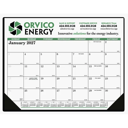 Skinner & Kennedy® Desk Pad Calendar, 22 x 17 in. — view 2