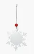 Snowflake Ornament, Aluminum, 3.125 in
