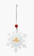 Snowflake Ornament, Aluminum, 3.125 in — view 2