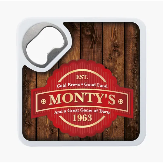Good Value™ Bottle Opener Coaster with EVA Foam Base — view 5