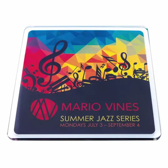 Good Value™ Square Acrylic Coaster, 3.5 in. — view 7