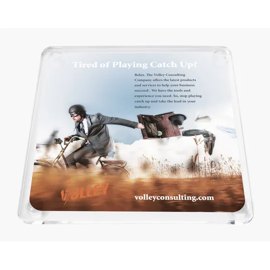 Good Value™ Square Acrylic Coaster, 3.5 in. — view 3