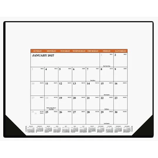Skinner & Kennedy® Desk Pad Calendar, 22 x 17 Inches — view 3