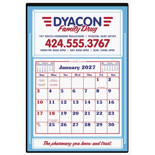 Skinner & Kennedy® Apron Calendar, 14.75 x 22.25 In. — view 6