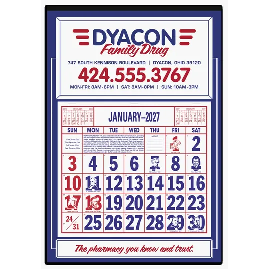 Skinner & Kennedy® Apron Calendar, 14.75 x 22.25 In. — view 2