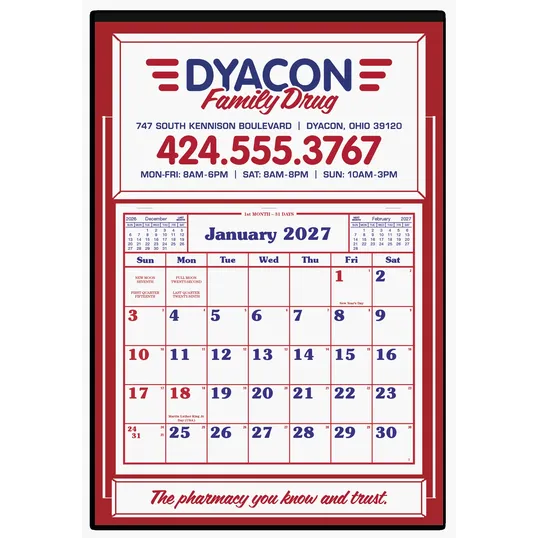 Skinner & Kennedy® Apron Calendar, 14.75 x 22.25 In. — view 7
