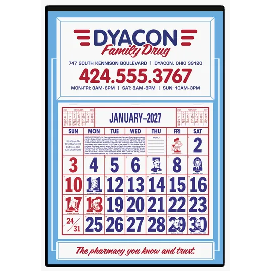 Skinner & Kennedy® Apron Calendar, 14.75 x 22.25 In. — view 3