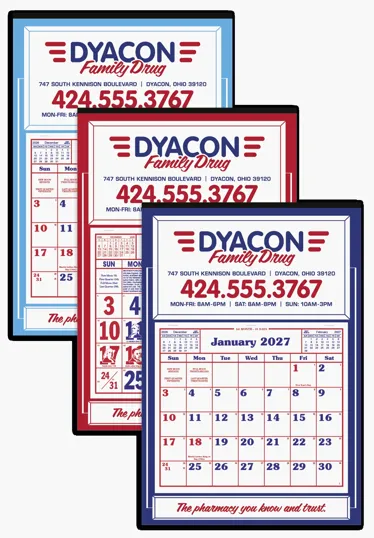 Skinner & Kennedy® Apron Calendar, 14.75 x 22.25 In.