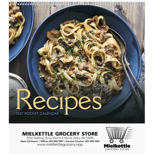 HotLine® Products Recipe Pocket Calendar — view 7