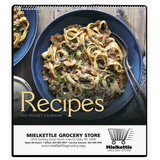 HotLine® Products Recipe Pocket Calendar — view 2