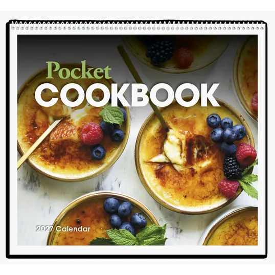HotLine® Products Pocket Cookbook Calendar, 8 x 15.375 in. — view 2