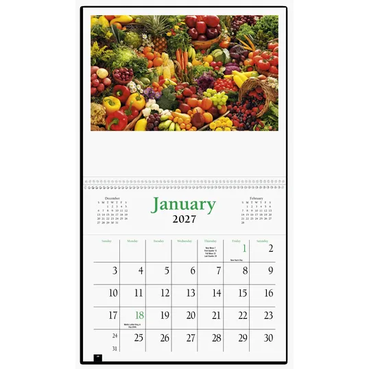 HotLine® Products Pocket Cookbook Calendar, 8 x 15.375 in. — view 5