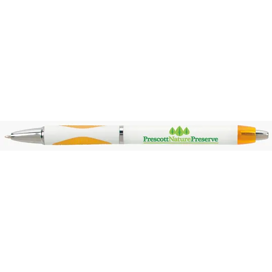 Spot Pen with Rubber Grip and Chrome Accents — view 7