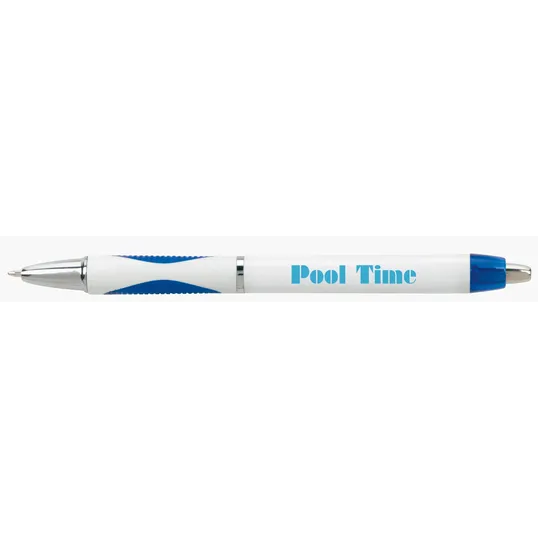 Spot Pen with Rubber Grip and Chrome Accents — view 4