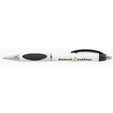 Spot Pen with Rubber Grip and Chrome Accents — view 3