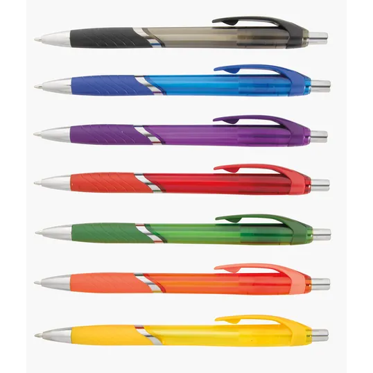 Epiphany Plunger-Action Pen with Translucent Barrel — view 3