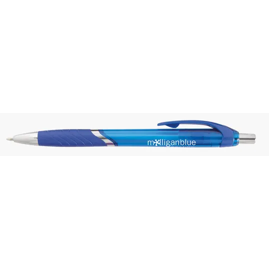 Epiphany Plunger-Action Pen with Translucent Barrel — view 6
