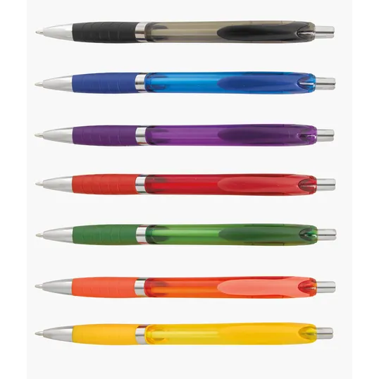Epiphany Plunger-Action Pen with Translucent Barrel — view 2