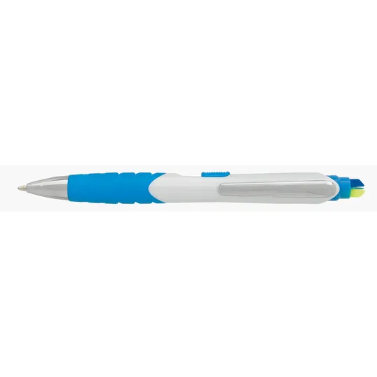 Souvenir® Jalan Highlighter Pen Combo, Slide-Action Ballpoint — view 5