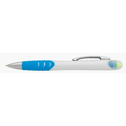 Souvenir® Jalan Highlighter Pen Combo, Slide-Action Ballpoint — view 4