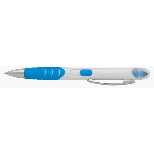 Souvenir® Jalan Highlighter Pen Combo, Slide-Action Ballpoint — view 3
