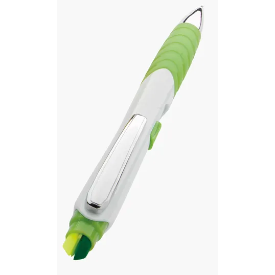 Souvenir® Jalan Highlighter Pen Combo, Slide-Action Ballpoint — view 6
