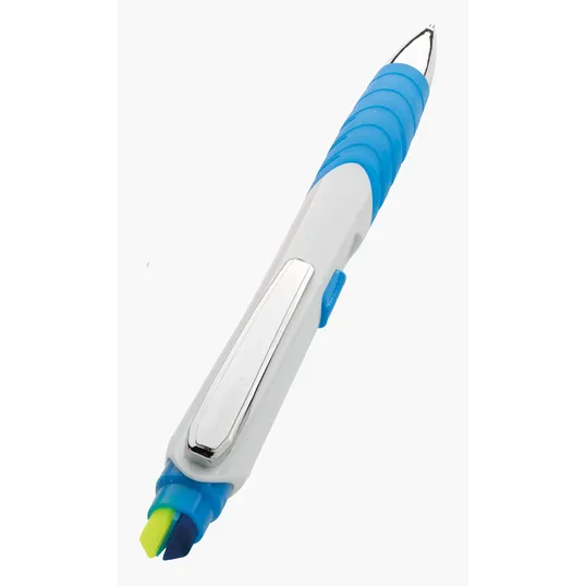 Souvenir® Jalan Highlighter Pen Combo, Slide-Action Ballpoint