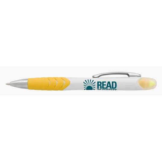 Souvenir® Jalan Highlighter Pen Combo, Slide-Action Ballpoint — view 33