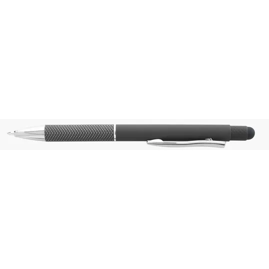 Good Value™ Bella Stylus Pen, Soft-Touch Aluminum Ballpoint — view 3
