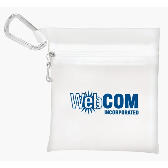 Large Tee Pouch with Carabiner Clip — view 4