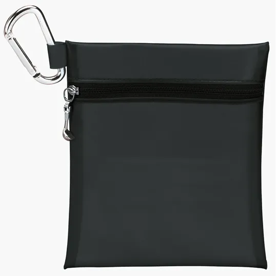 Large Tee Pouch with Carabiner Clip — view 3