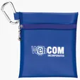 Large Tee Pouch with Carabiner Clip — view 5