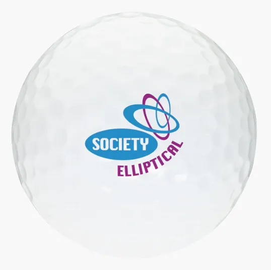 White Golf Ball, Two-Piece Distance — view 3