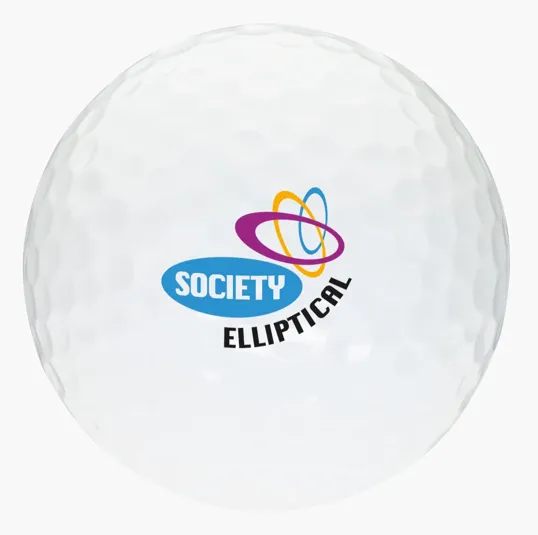 White Golf Ball, Two-Piece Distance — view 9