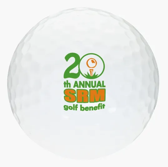 White Golf Ball, Two-Piece Distance — view 4