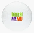 White Golf Ball, Two-Piece Distance — view 5