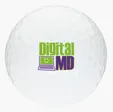 White Golf Ball, Two-Piece Distance — view 2