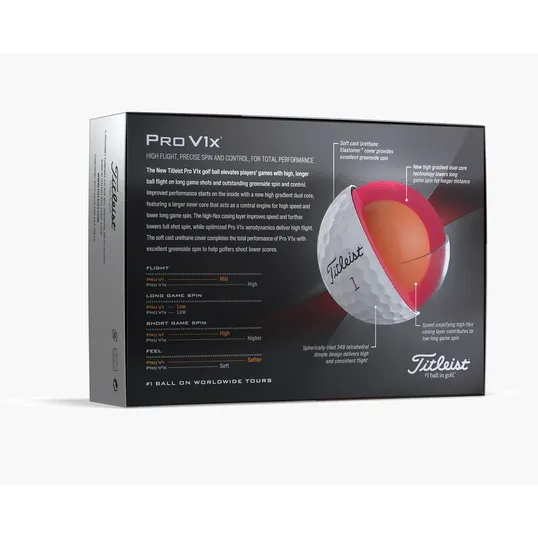 Titleist® Pro V1x® Golf Ball — view 8