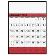 Triumph® Calendars Red & Black Contractor Memo Calendar — view 2