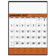 Triumph® Calendars Orange & Black Contractor Memo Calendar — view 3