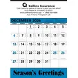 Triumph® Calendars Blue & Black Contractor Memo Calendar — view 4