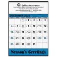 Triumph® Calendars Blue & Black Contractor Memo Calendar — view 2