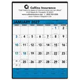 Triumph® Calendars Blue & Black Contractor Memo Calendar