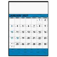 Triumph® Calendars Blue & Black Contractor Memo Calendar — view 3