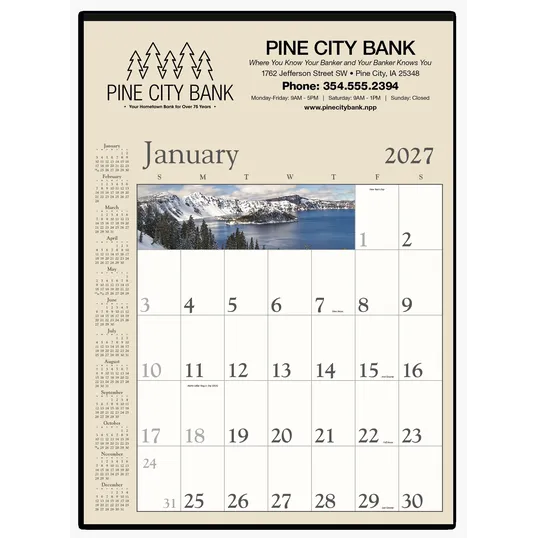 Triumph® Calendars Decorator Memo Wall Calendar, 18 x 25 in. — view 2