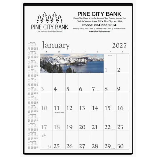 Triumph® Calendars Decorator Memo Wall Calendar, 18 x 25 in. — view 2